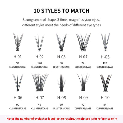 Russian Strip Eyelashes Extension